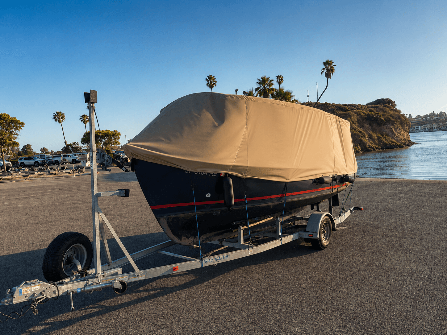 Marina pickup and delivery — professional trailer transport