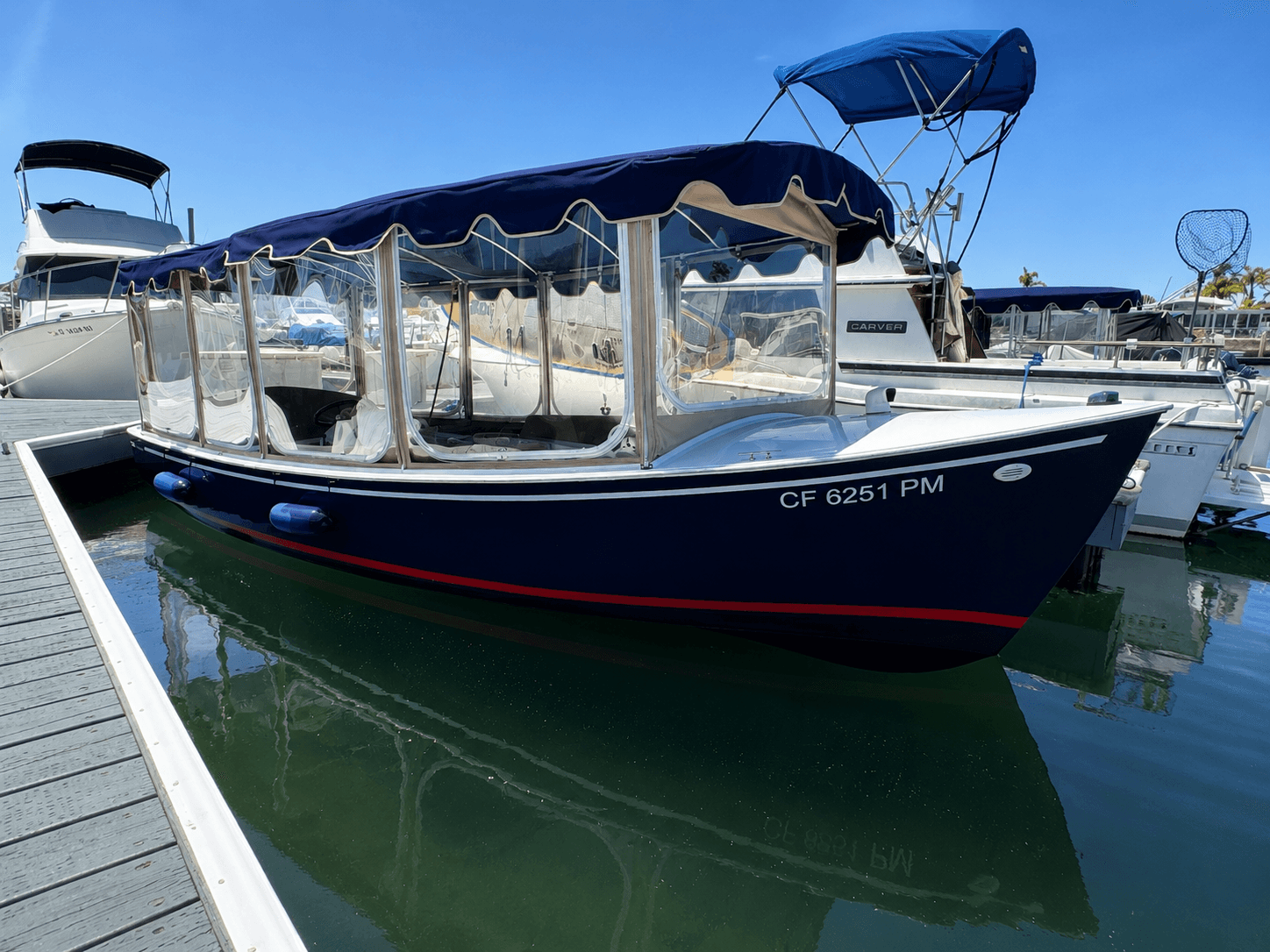 High-end electric boat detailing specialists — finished harbor detail