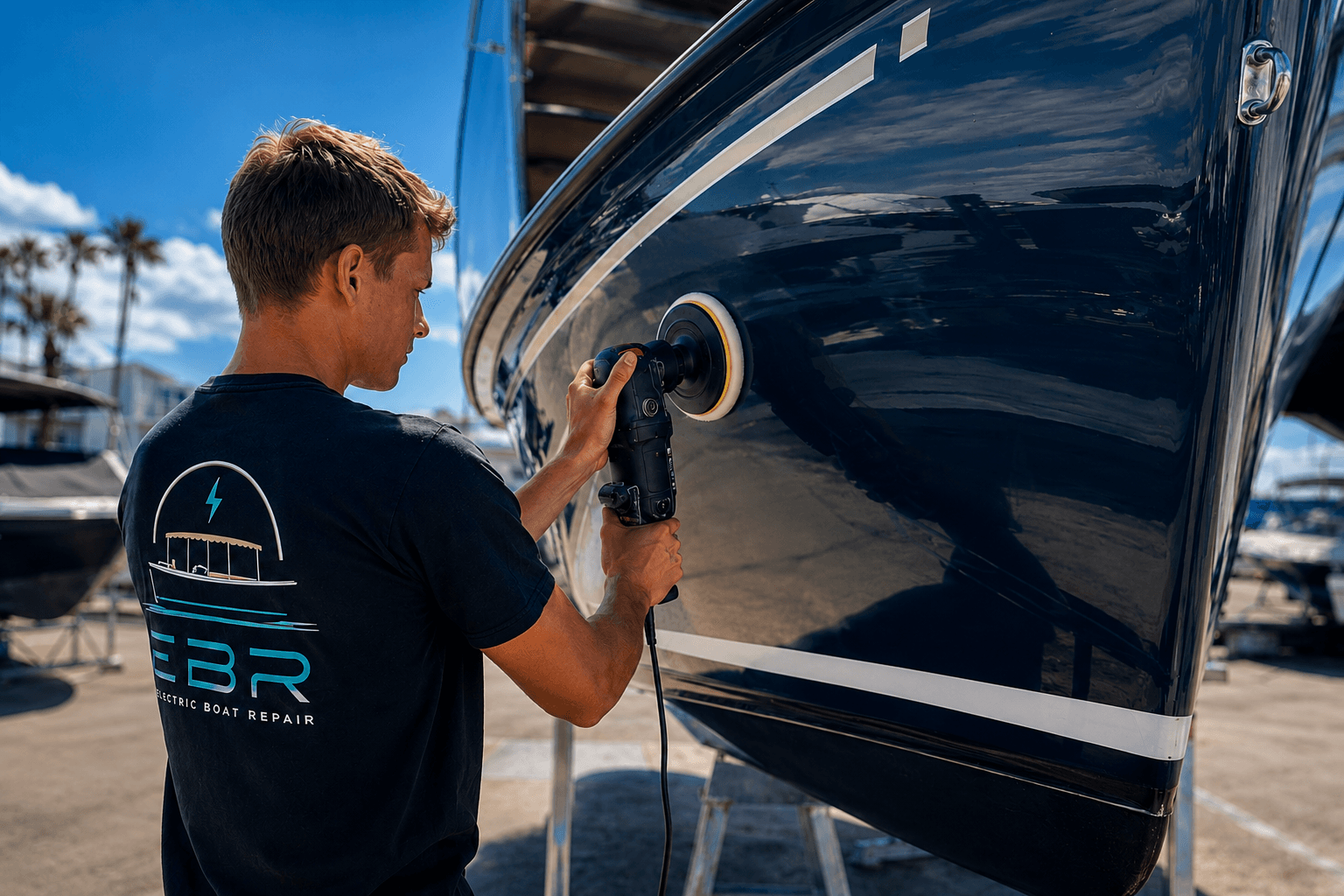 Premium Duffy boat restoration by EBR in Southern California