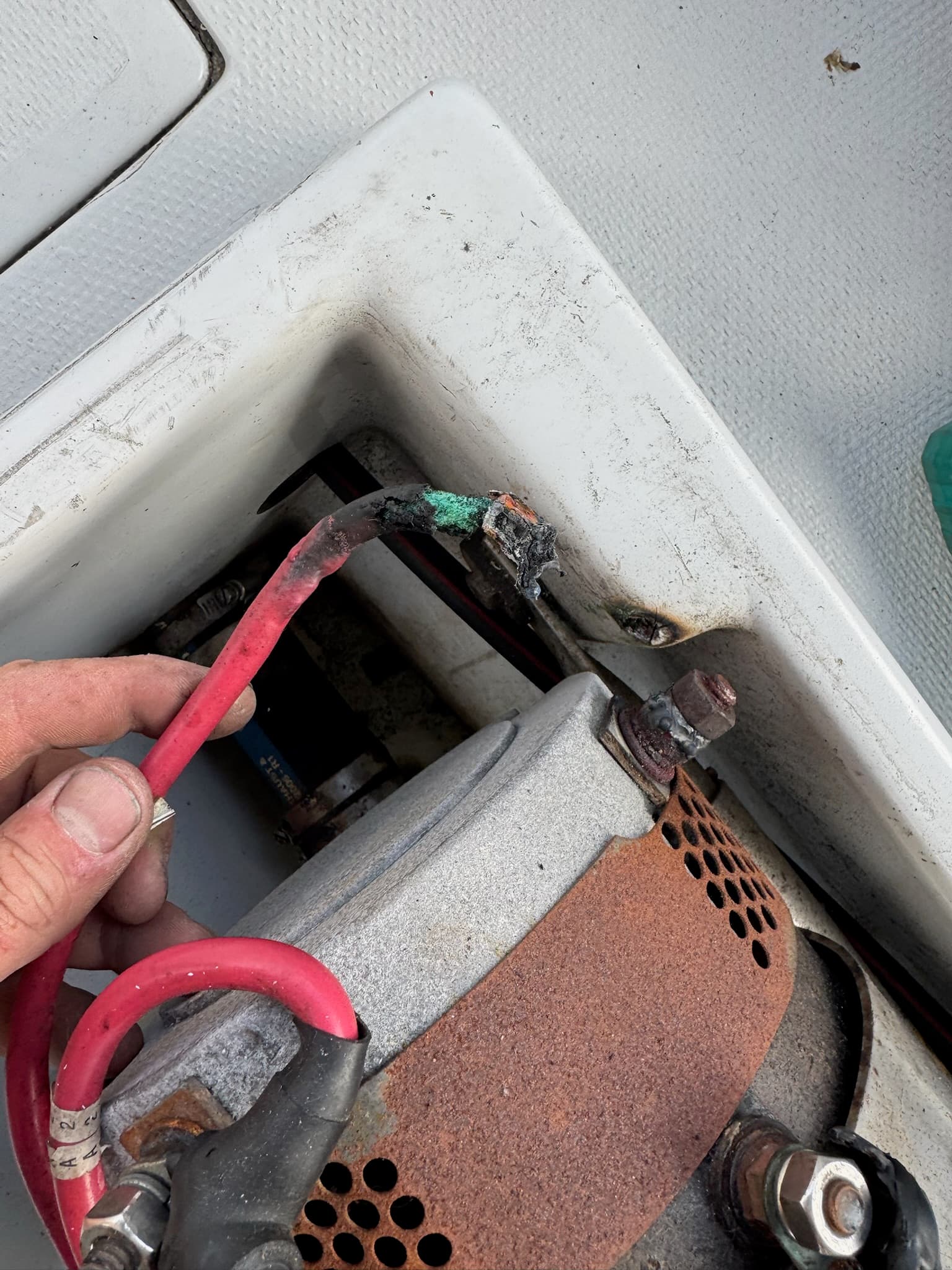 Duffy boat drive motor restoration