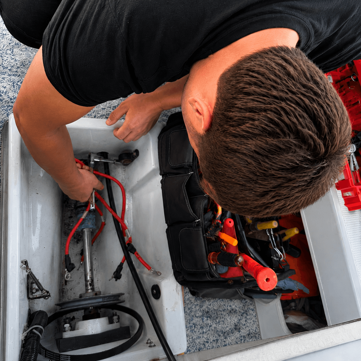 Duffy electric drive motor restoration by EBR